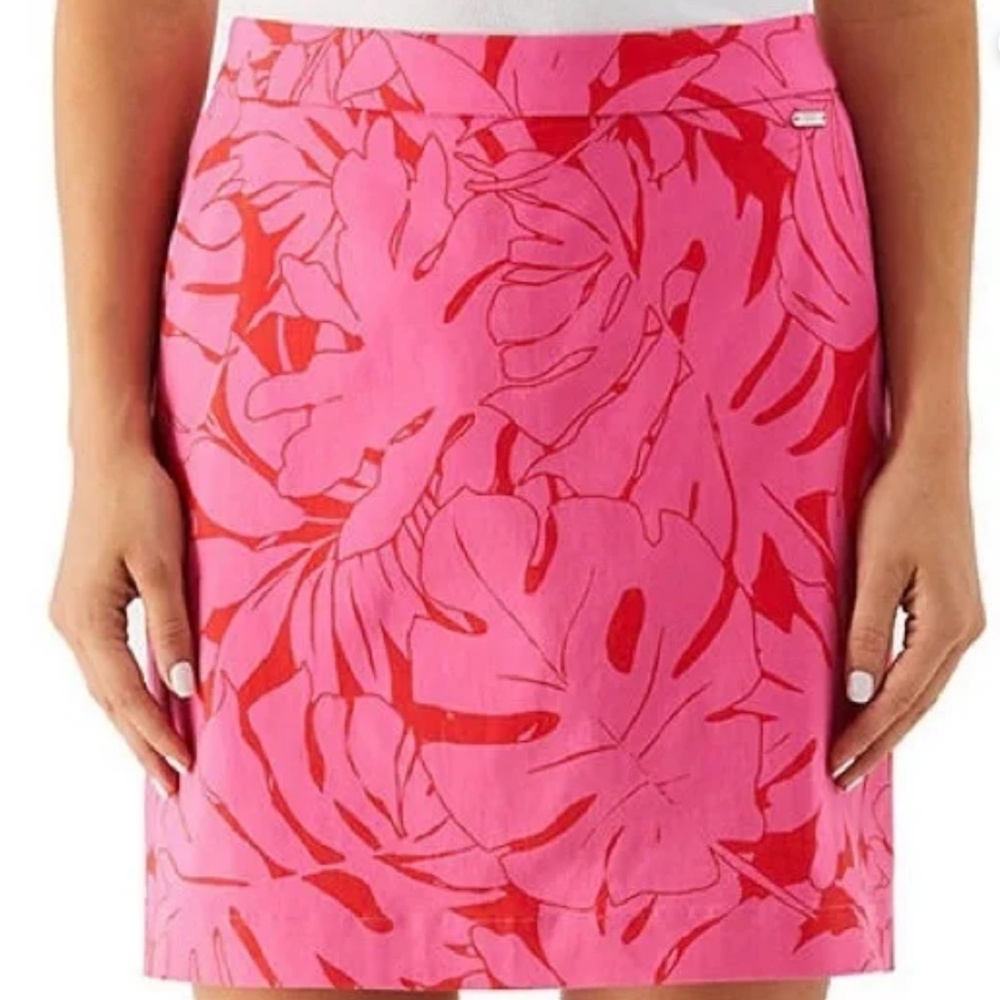NWT Rafaella Women's Pink/Red Stretch Skort - size XXL